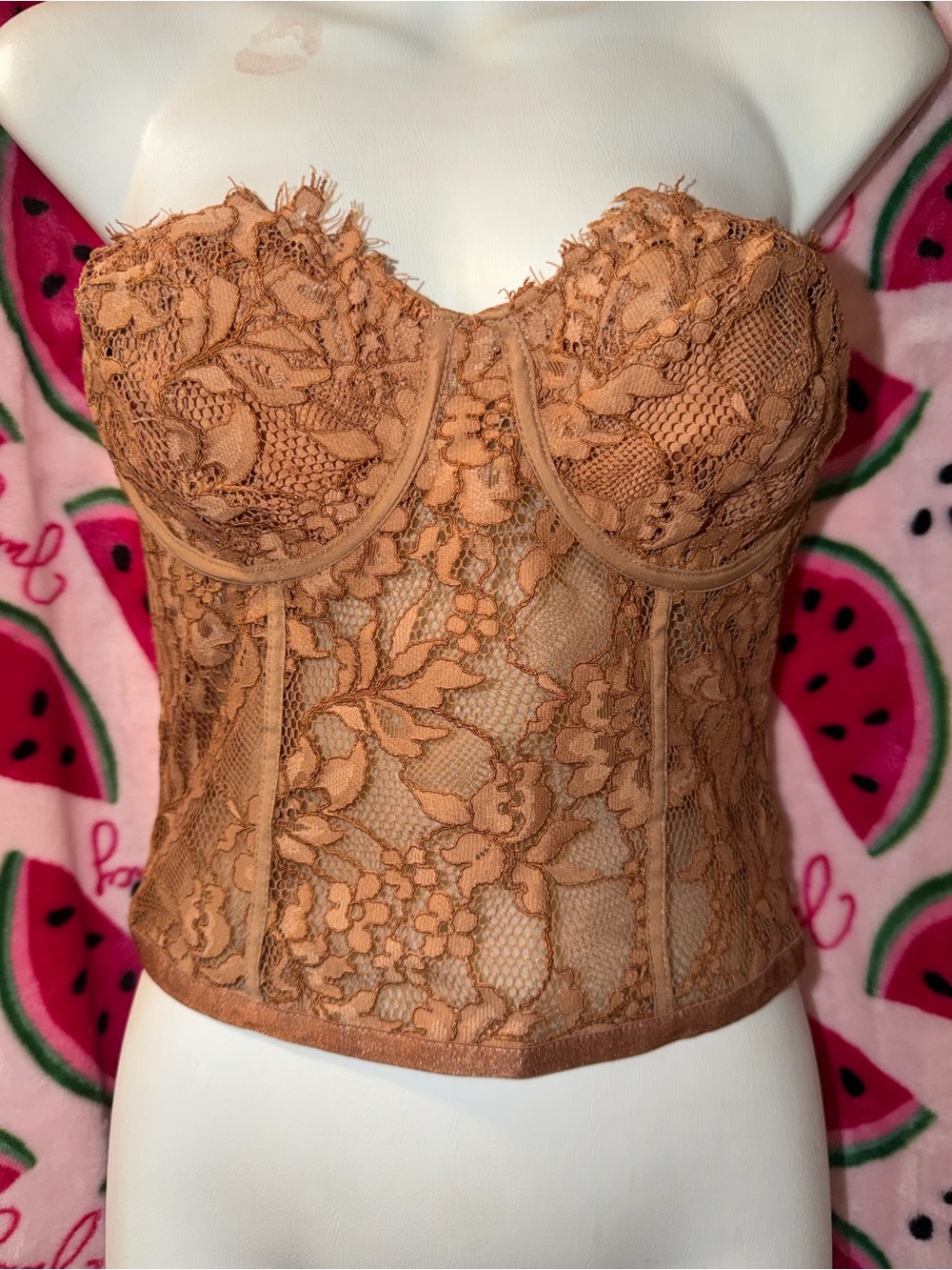 🤎 NWT Express Lace Bustier Corset Top